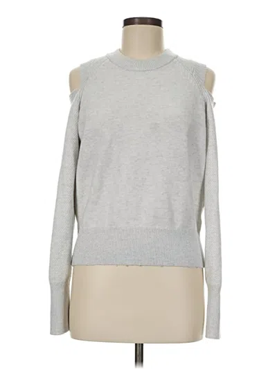 Pre-owned Dkny Pullover Sweater In Silver