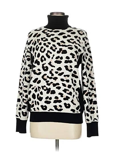 Pre-owned Dkny Pullover Sweater In White