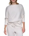 Dkny Pullover Sweatshirt In Neutral