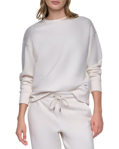 Dkny Pullover Sweatshirt In Neutral