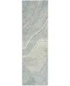 Dkny Pure Angles Ang01 2'2"x7'5" Runner Area Rug In Multi