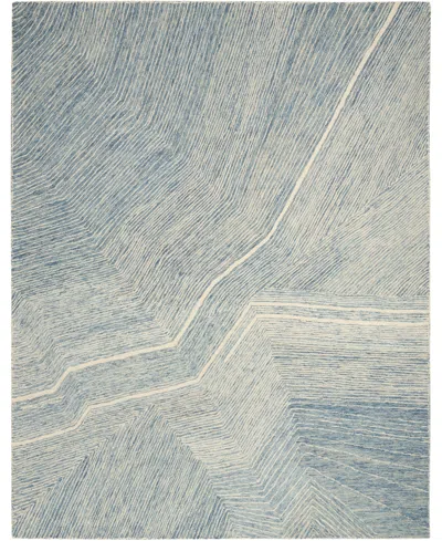 Dkny Pure Angles Ang01 7'7"x9'7" Area Rug In Multi