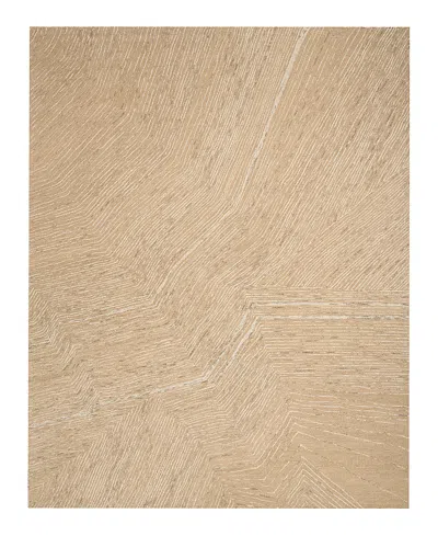 Dkny Pure Angles Ang01 Area Rug, 7'7 X 9'7 In Neutral