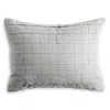 Dkny Pure Applique Decorative Pillow, 12 X 16 In Platinum
