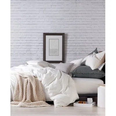 Dkny Pure Comfy Minimalist Cotton Sham In White