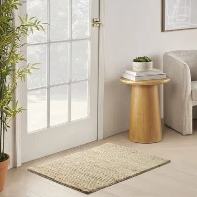 Dkny Pure Cord 2' X 3' Ivory Natural Modern Indoor Rug In Brown