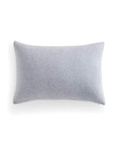Dkny Pure Faux Cashmere Pearl Blue Decorative Pillow, 14" X 30"