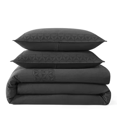 DKNY PURE HOTEL EYELET COMFORTER SET, KING