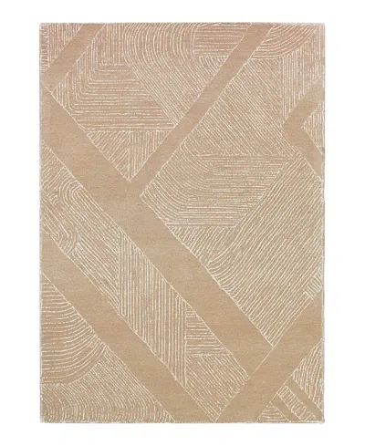 Dkny Pure Patterns Prn01 Area Rug, 3'7 X 5'7 In Brown
