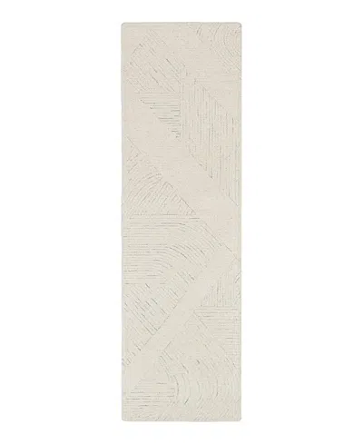 Dkny Pure Patterns Prn01 Runner Area Rug, 2'2 X 7'5 In Green