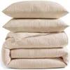 Dkny Pure Pure Rib Duvet Cover & Sham Set In Brown