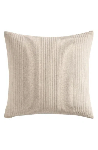 Dkny Pure Pure Rib Jersey Accent Pillow In Brown
