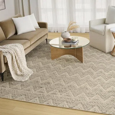 Dkny Pure Purl Modern Indoor Rug In Ivory