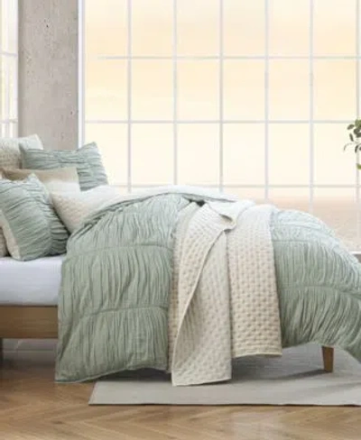 DKNY PURE RUCHED GAUZE DUVET COVER