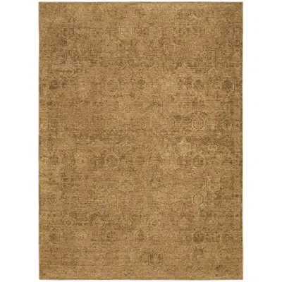 Dkny Pure Shades 4' X 6' Latte Vintage Indoor Rug In Brown;latte