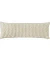 Dkny Pure Velveteen Accent Pillow In Orange Crush