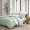 Dkny Pure Washed Duvet Cover Set, King In Green