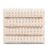 Dkny Pure Set Of 4 Pure Yarn Dyed Cotton Waffle Washcloths