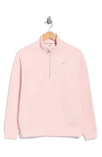 Dkny Quarter Zip Pullover Sweater In Multi