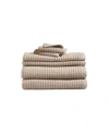 Dkny Quick Dry 6 Pieces Towel Set In White
