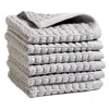 Dkny Quick Dry Washcloth Set In Grey