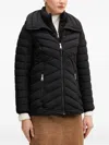 Dkny Quilted Jacket In Black