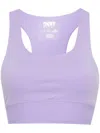 Dkny Racerback Sports Bra In 紫色