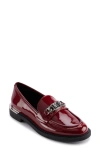 Dkny Radisson Bit Loafer In Ruby Red