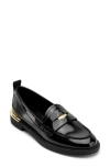 Dkny Women's Raeya Moc Toe Penny Loafers In Black