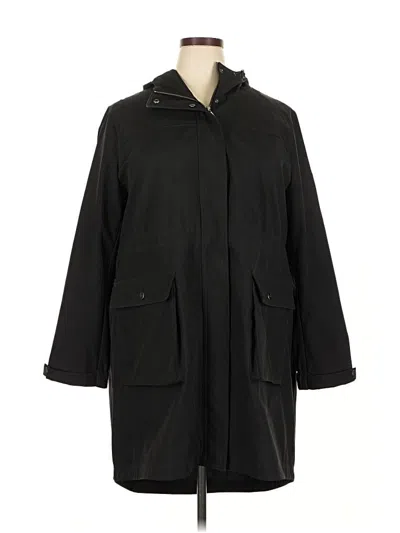 Pre-owned Dkny Raincoat In Black