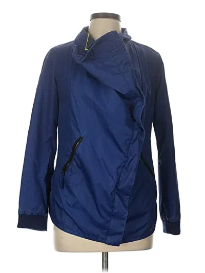 Pre-owned Dkny Raincoat In Blue