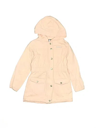 Pre-owned Dkny Kids' Raincoat In Pink