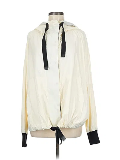 Pre-owned Dkny Raincoat In White
