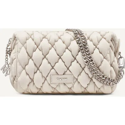 Dkny Raya Small Shoulder Bag In Brown