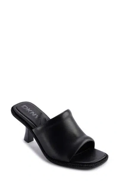 Dkny Reading Sandal In Black