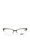 Dkny Rectangle-frame Glasses In 그린