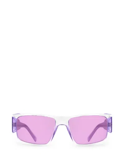 Dkny Rectangle-frame Sunglasses In White