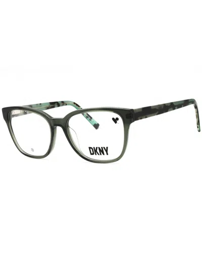 Dkny Rectangular Acetate Eyeglasses For Women In Green