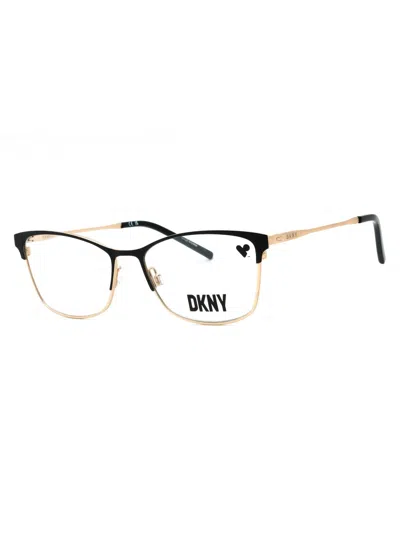Dkny Rectangular Eyeglasses For Women - Sleek Metal Design In Gold