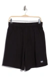 Dkny Relaxed Fit Cotton Blend Shorts In Black