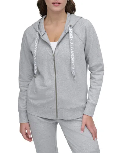Dkny Relaxed Fit Hoodie In Grey
