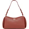Dkny Remy Faux Leather Shoulder Bag In Brick
