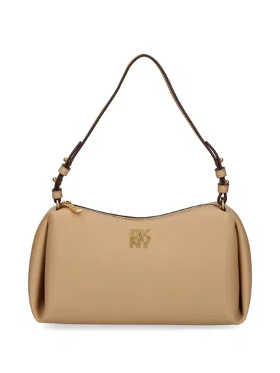 Dkny Remy Top Zip Shoulder Bag In Cappucino