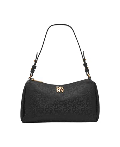 Dkny Remy Top Zip Shoulder Bag In Black