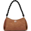 Dkny Remy Top-zip Shoulder Bag In Brown