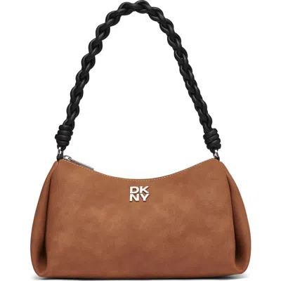 Dkny Remy Top-zip Shoulder Bag In Brown