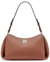 Dkny Remy Top Zip Shoulder Bag In Brown