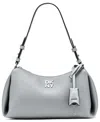 Dkny Remy Top Zip Shoulder Bag In Gray