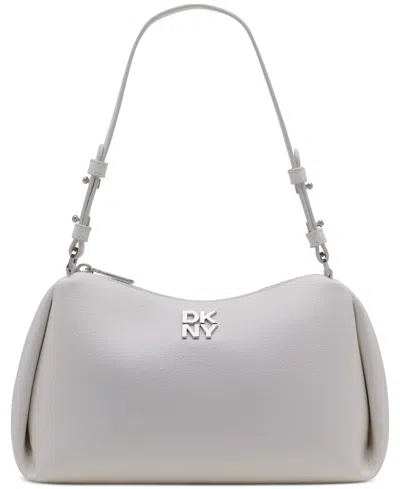 Dkny Remy Top Zip Shoulder Bag In White