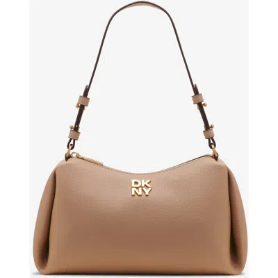 Dkny Remy Top Zip Shoulder Bag In Cappucino